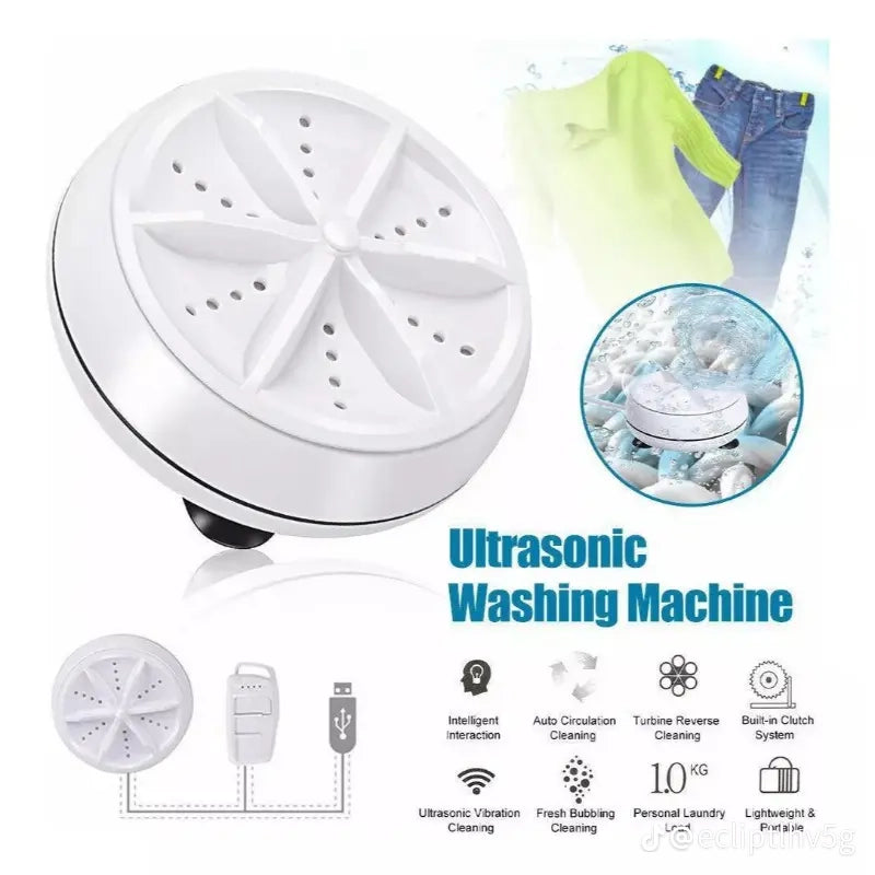 Mini lavadora ultrasonica usb