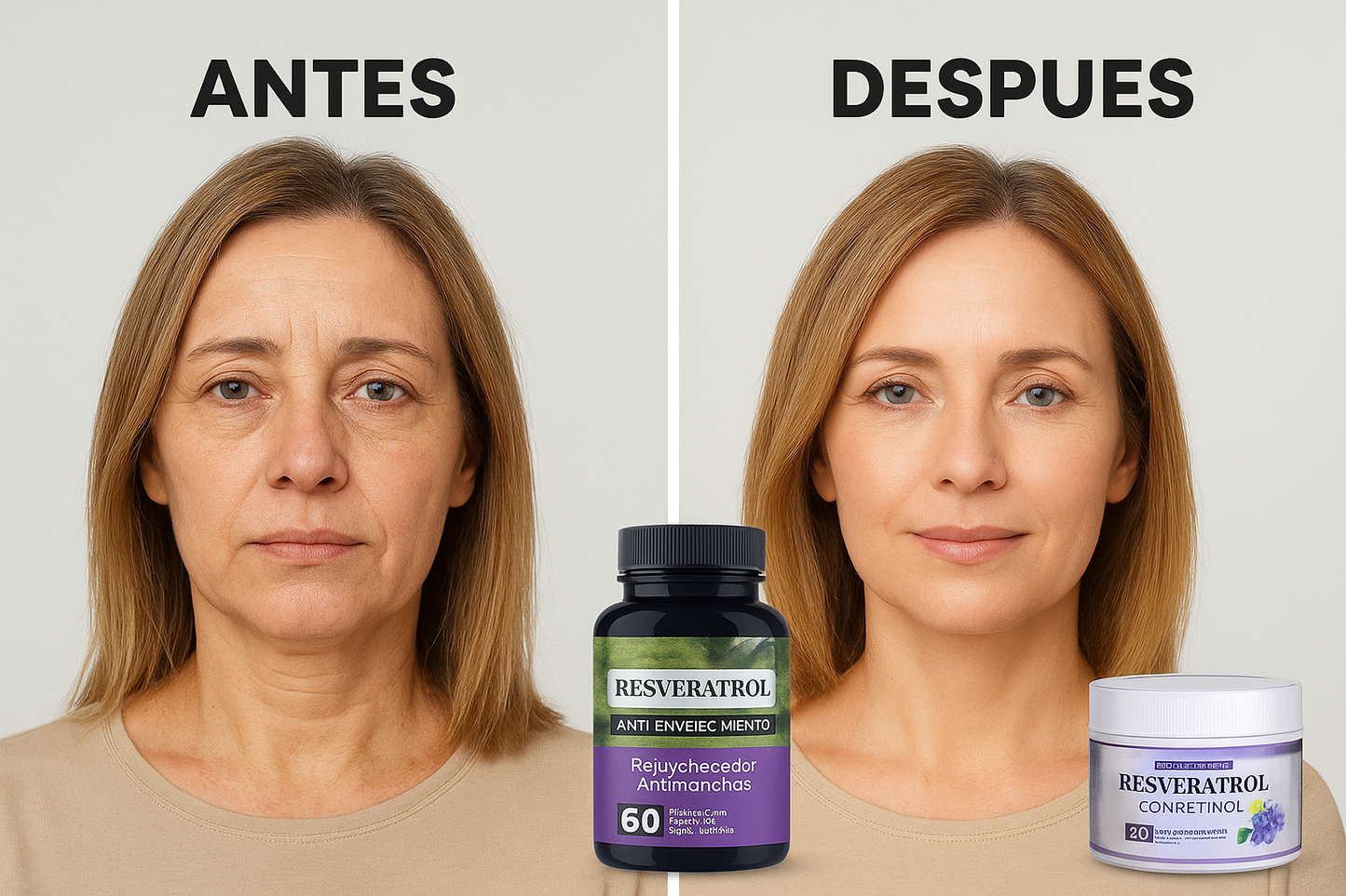 🌿 Resveratrol Premium – Rejuvenece tu Piel + Regalo Exclusivo 🎁