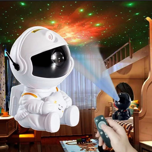 🚀 ¡Este Astronauta Proyecta una Galaxia Real en tu Habitación! 🌌 ¡Te vas a enamorar!