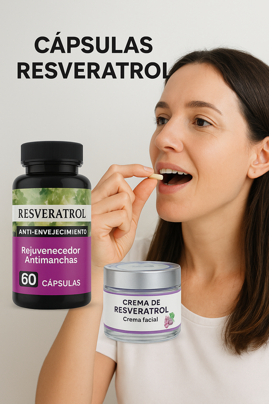 🌿 Resveratrol Premium – Rejuvenece tu Piel + Regalo Exclusivo 🎁